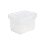 Wham Crystal Clear Plastic Storage Box 25 Litres (British brand)
