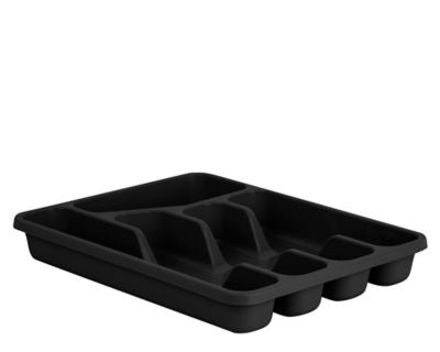 Wham Small Black Cutlery Tray (British brand)