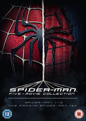 Spiderman 5 movie DVD collection - British product