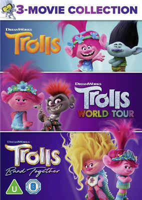 DreamWorks DVD Trolls 3 Film Collection