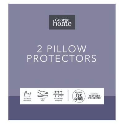 George Home pillow protectors set of 2, UK version