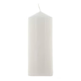 George Home unscented white large pillar candle, UK version