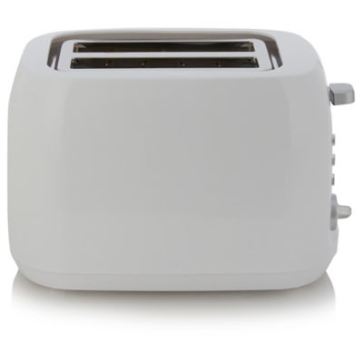 George Home White 2 Slice Toaster with Long Slots
