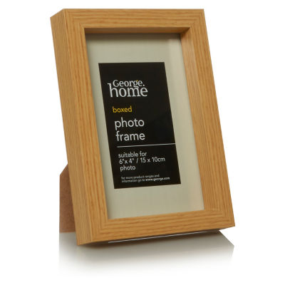 George Home Natural Boxed Photo Frame 6 x 4 Inch