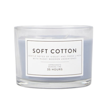 George Home Soft Cotton Multiwick Candle 330g, UK version