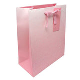 George Home Large Pink Glitter Ombré Gift Bag, UK version