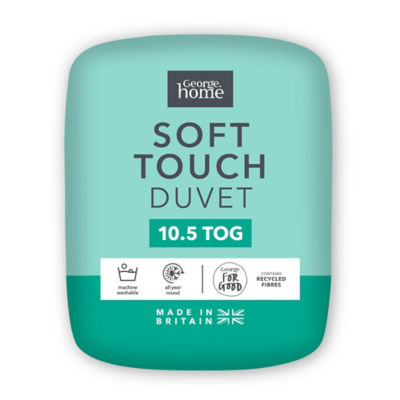George Home Soft Touch Microfibre King Duvet, UK version