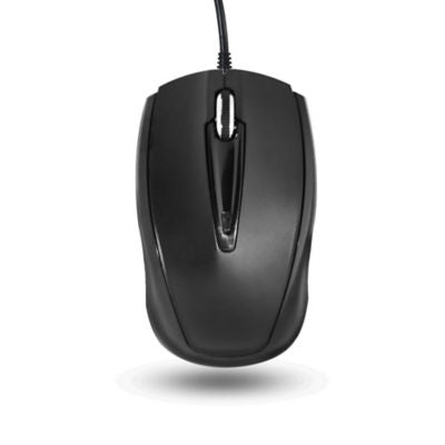 ONN Black Wired Optical Mouse