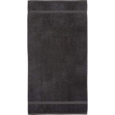 George Home Medium Dark Grey Cotton Bath Towel, UK version