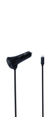 Auto Drive USB car charger with Type C cable - British product