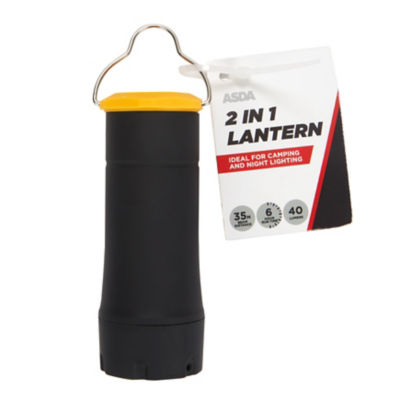 ASDA 2 in 1 LED camping lantern torch - British product