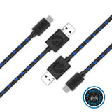 Gioteck PS4 Twin Play & Charge Cables 3m, UK version