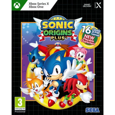 Xbox Sonic Origins Plus video game collection (British brand)