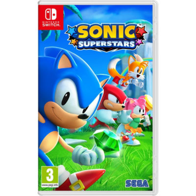 Sonic Superstars Nintendo Switch game cartridge, imported from the UK