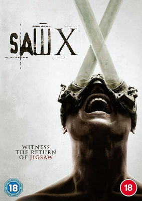 Saw X DVD horror movie (British brand)