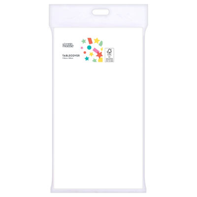 George Home white table cover 118cm x 180cm, UK version