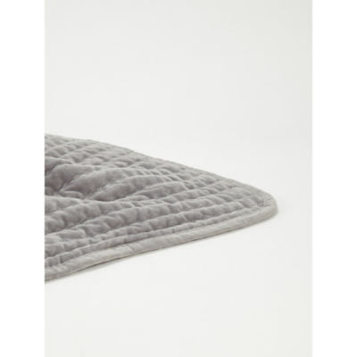 George Home grey embroidered velvet throw 150cm x 200cm, UK version