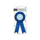 George Home boys happy birthday ribbon badge, UK version