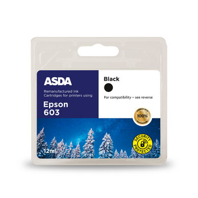 Asda Epson 603 black ink cartridge - British product