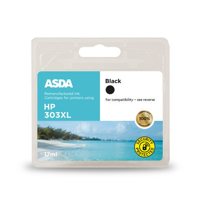 ASDA black ink cartridge - British product