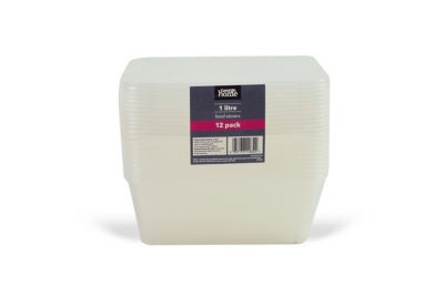 George Home food storage containers 12 piece pack, UK version