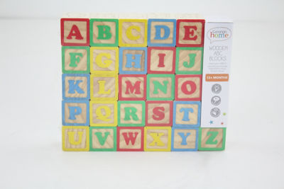 George Home wooden ABC blocks, UK version