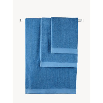George Home medium Atlantic blue cotton bath towel, UK version