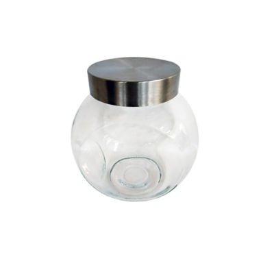 George Home glass storage jar with screw lid 1000ml, UK version