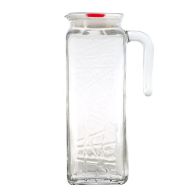 George Home Clear Glass Fridge Jug for kitchen storage, UK version