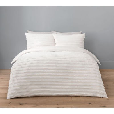 George Home White Tufted Duvet Cover King, UK version