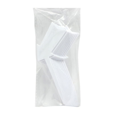ASDA Garden Plant Markers 12 Pack Durable Plastic White