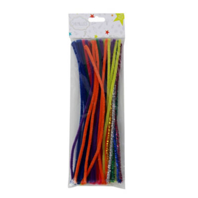 ASDA Craft Chenilles Coloured Assortment Craft Decorations
