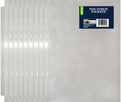 ASDA Punch Pockets A4 100 Pack Ring Binder Pockets