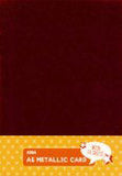 ASDA assorted metallic card 20 pack A4 - British product