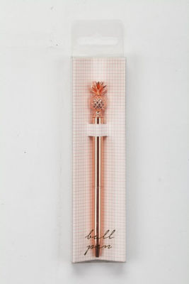 ASDA pineapple rose gold fashion pen - British product