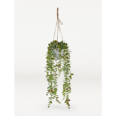 George Home Faux Trailing Eucalyptus artificial plant 54cm, UK version