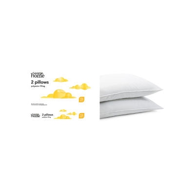 George Home pack of 2 pillows, UK version