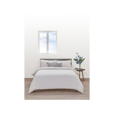George Home Just Wellness White TENCEL Duvet Set - King