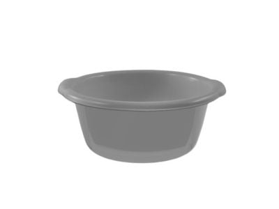 George Home recycled plastic round washing up bowl grey, UK version