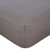 George Home grey fitted sheet Super King size, UK version