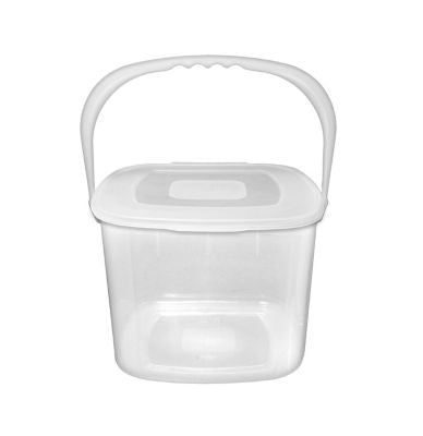 Peel Lid Food Storage Container with Handle, 6 Litre Capacity