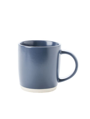 George Home Blue Bisque Single Mug, UK version