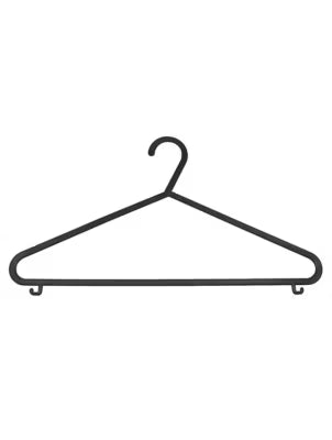 George Home Black clothes hangers 25 pack, UK version