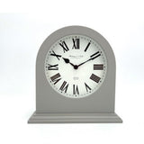 George Home mantel clock in grey wood effect, UK version