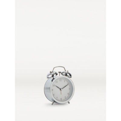 George Home metal twin bell alarm clock, UK version