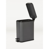 George Home charcoal matte rectangular bin 30x14.5x22.5cm, UK version