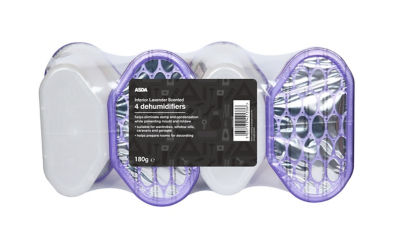 ASDA lavender scented dehumidifier 4-pack 180g - British product