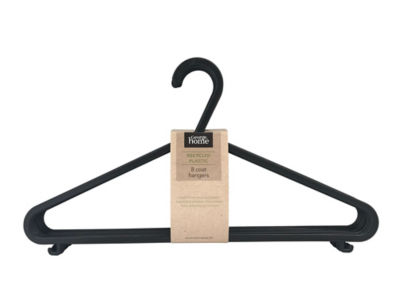 George Home black clothes hangers 10 pack, UK version