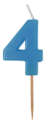 George Home number candle 4 - British product