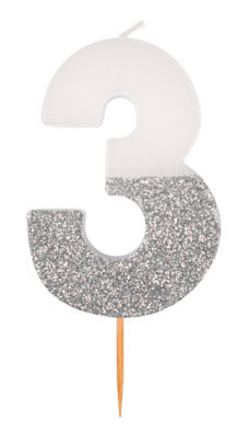 George Home Number Candle 3 Large, UK version